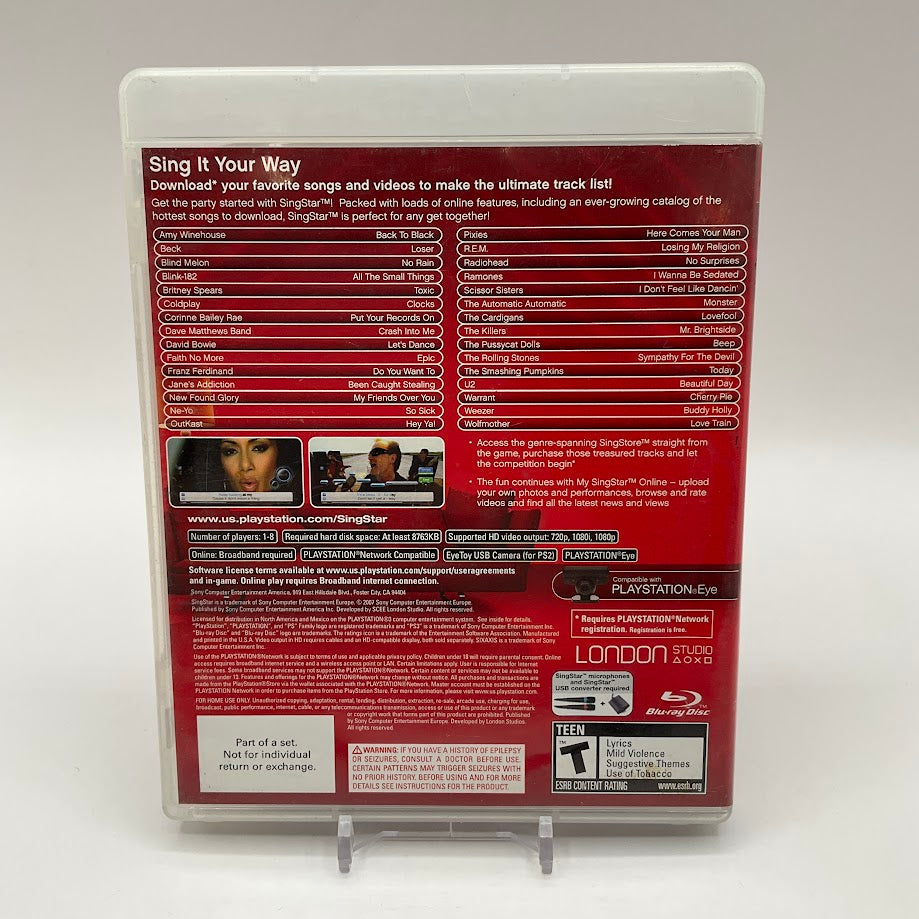 SingStar Playstation 3 Used #2