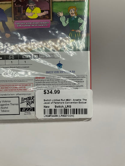 Arzette: The Jewel of Faramore Nintendo Switch Sealed