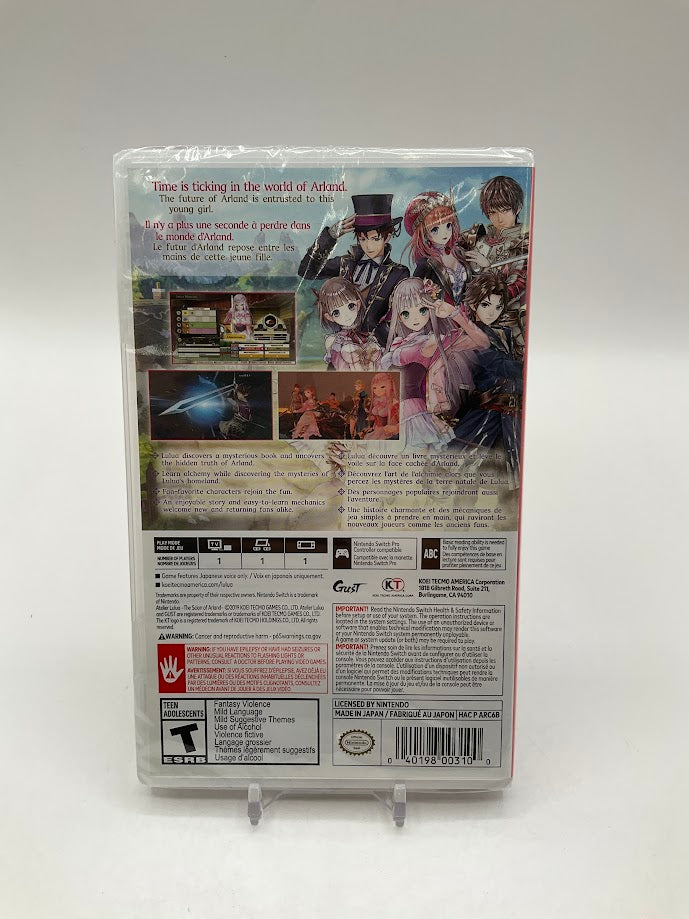 Atelier Lulua: The Scion of Arland Nintendo Switch Sealed