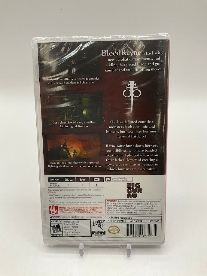 BloodRayne 2: ReVamped Nintendo Switch Sealed