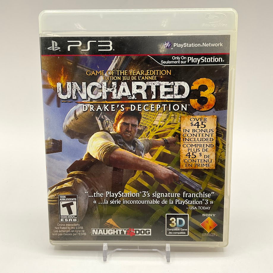 Uncharted 3 Drake's Deception [GOTY Not For Resale] Playstation 3 Used