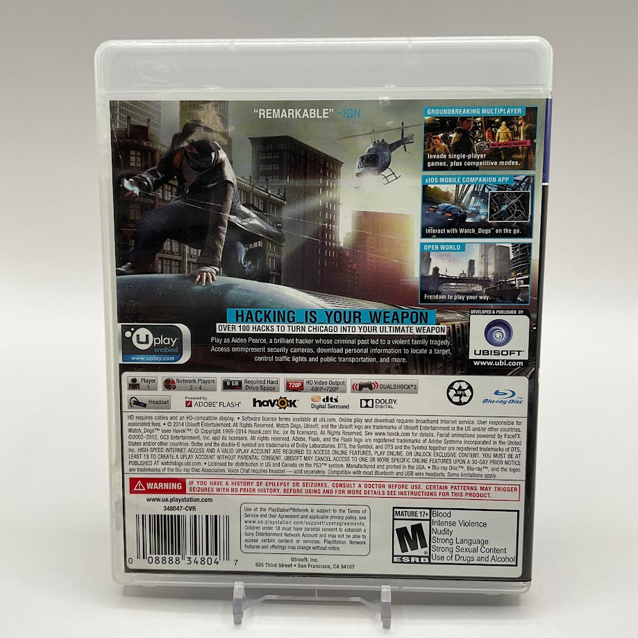 Watch Dogs Playstation 3 Used #2