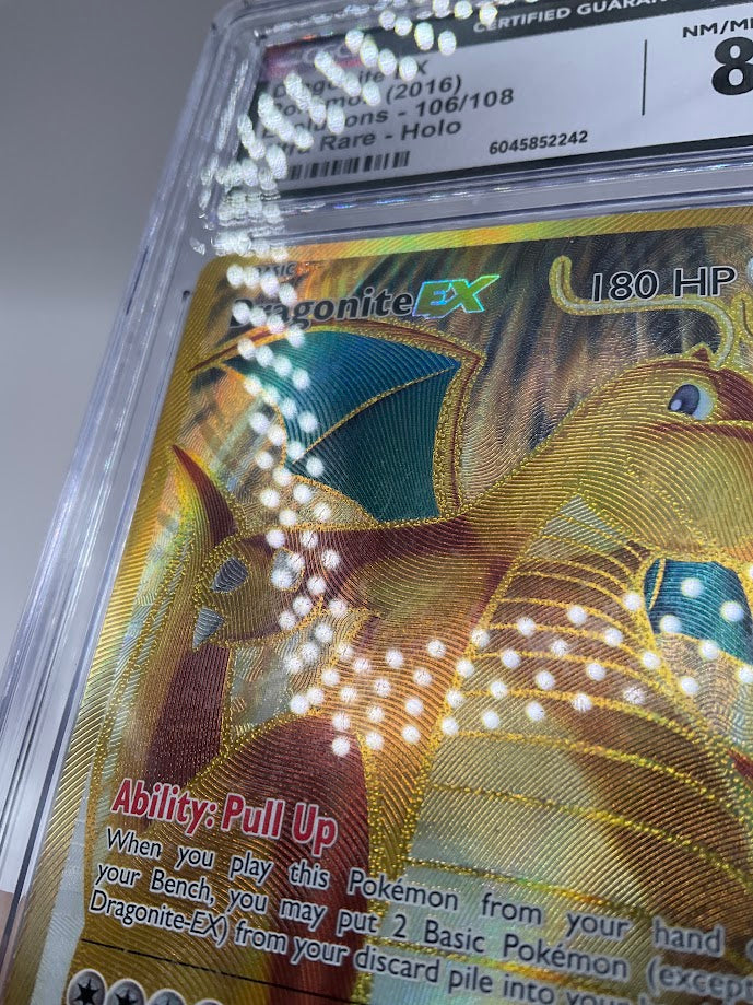 Dragonite ex Pokemon Evolutions Ultra Rare Holo #106 CGC 8