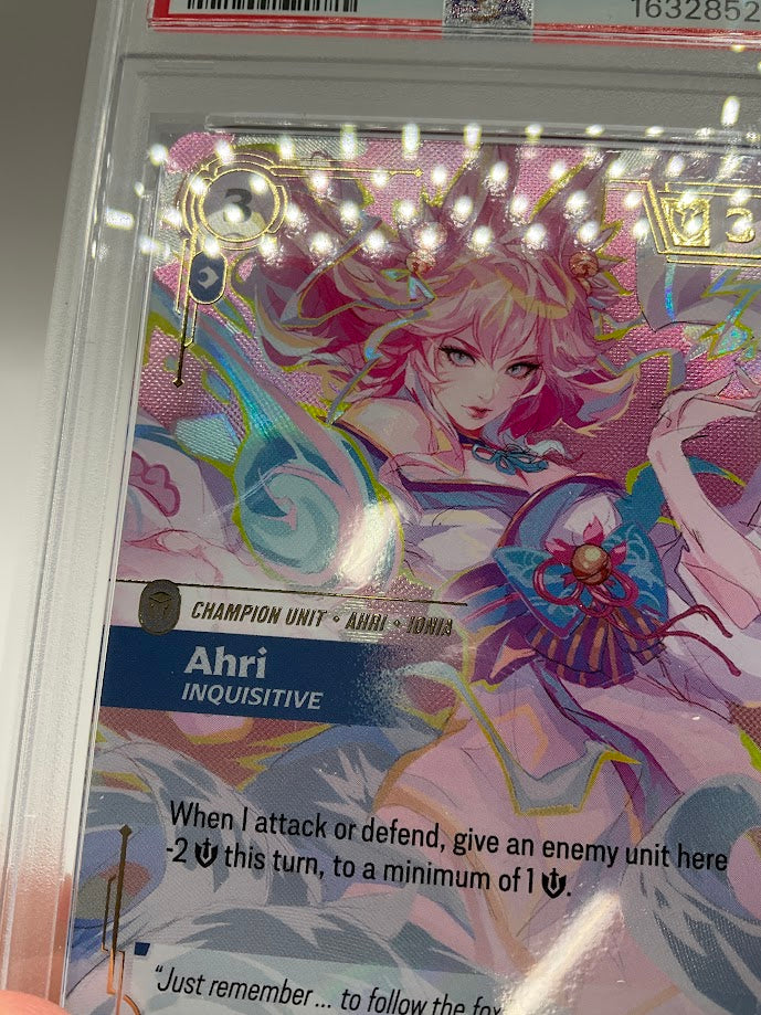 Ahri Riftbound Spiritforged Overnumber #227 PSA 10 #2