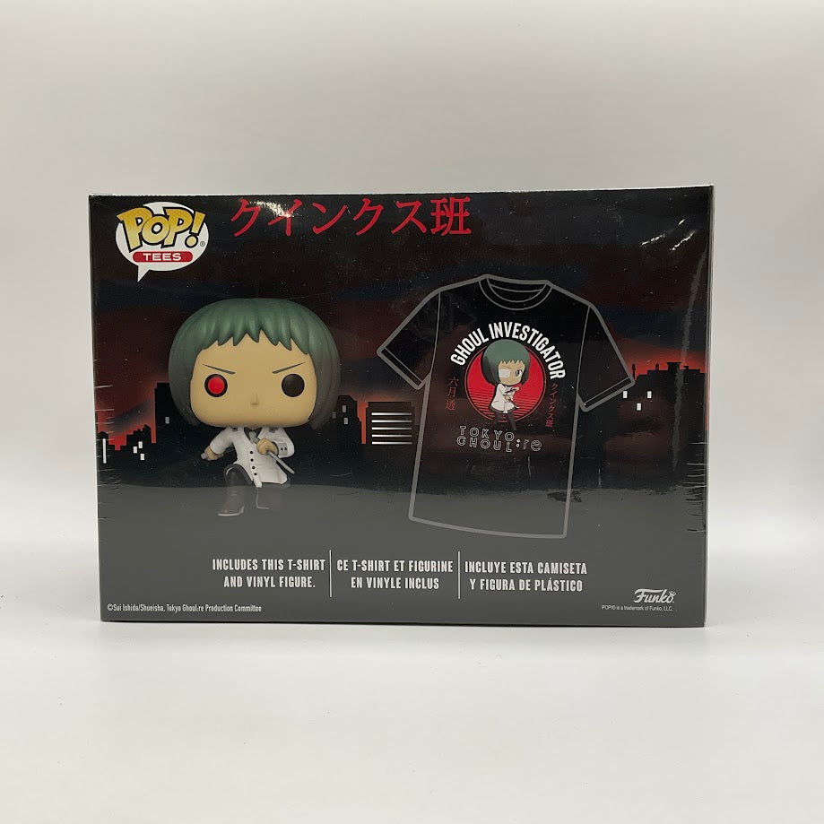 Tooru Mutuski Funko Pop! & Tee Tokyo Ghoul GameStop Exclusive Size M