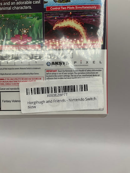 Horgihugh and Friends Nintendo Switch Sealed