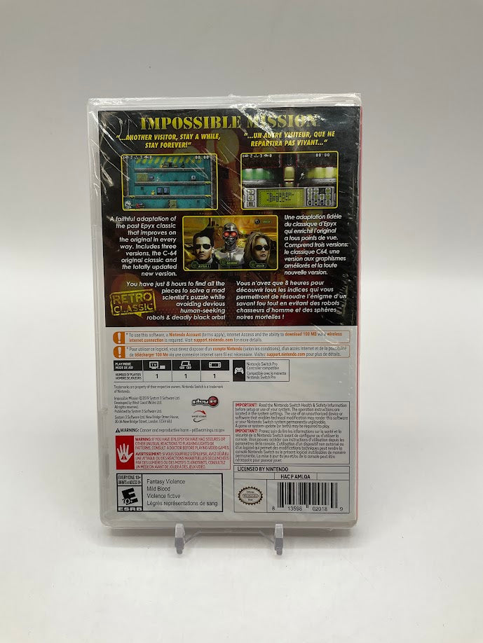 Impossible Mission Nintendo Switch Sealed
