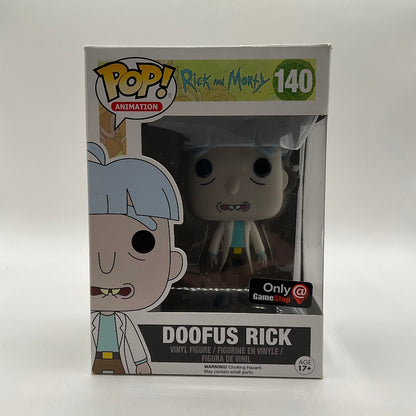 Doofus Rick Funko Pop! Rick & Morty #140 GameStop Exclusive