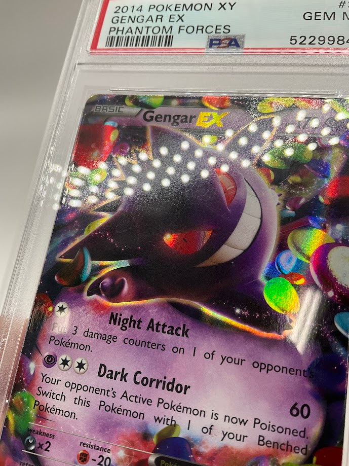 Gengar ex Pokemon Phantom Forces #34 PSA 10
