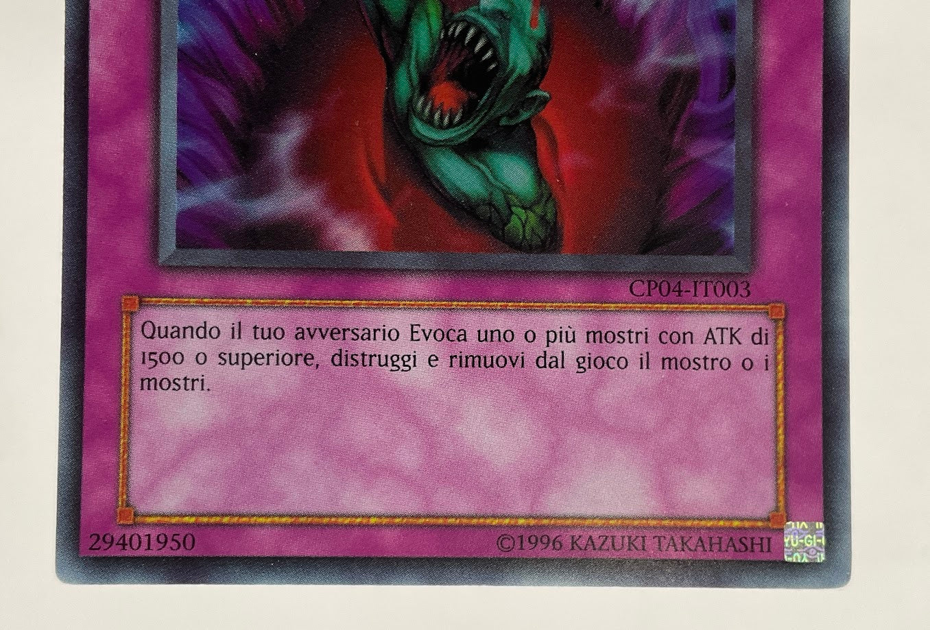 Endless Trap Hole Yu-Gi-Oh! Champions Pack Super Rare Italian CP04-IT003