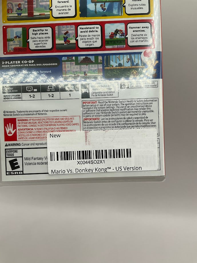 Mario VS Donkey Kong Nintendo Switch Sealed #1