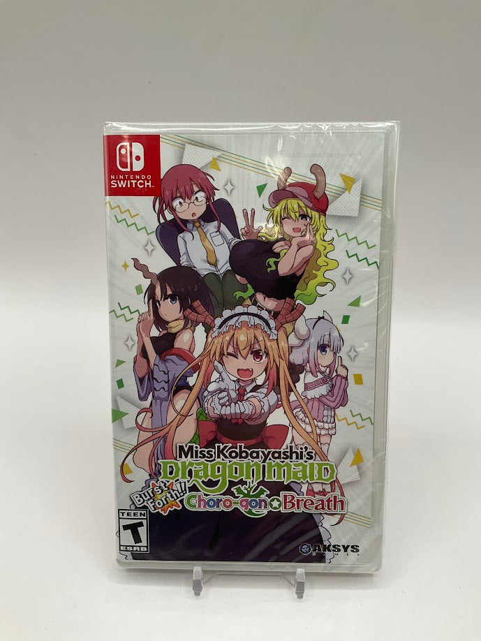 Miss Kobayashi's Dragon Maid Burst Forth Choro-Gon Breath Nintendo Switch Sealed