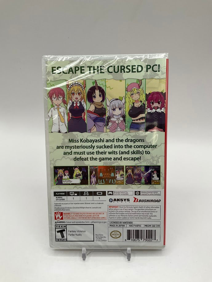 Miss Kobayashi's Dragon Maid Burst Forth Choro-Gon Breath Nintendo Switch Sealed
