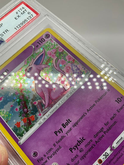 Espeon Pokemon Fusion Strike 3 Pack Blister Holo #174 PSA 6