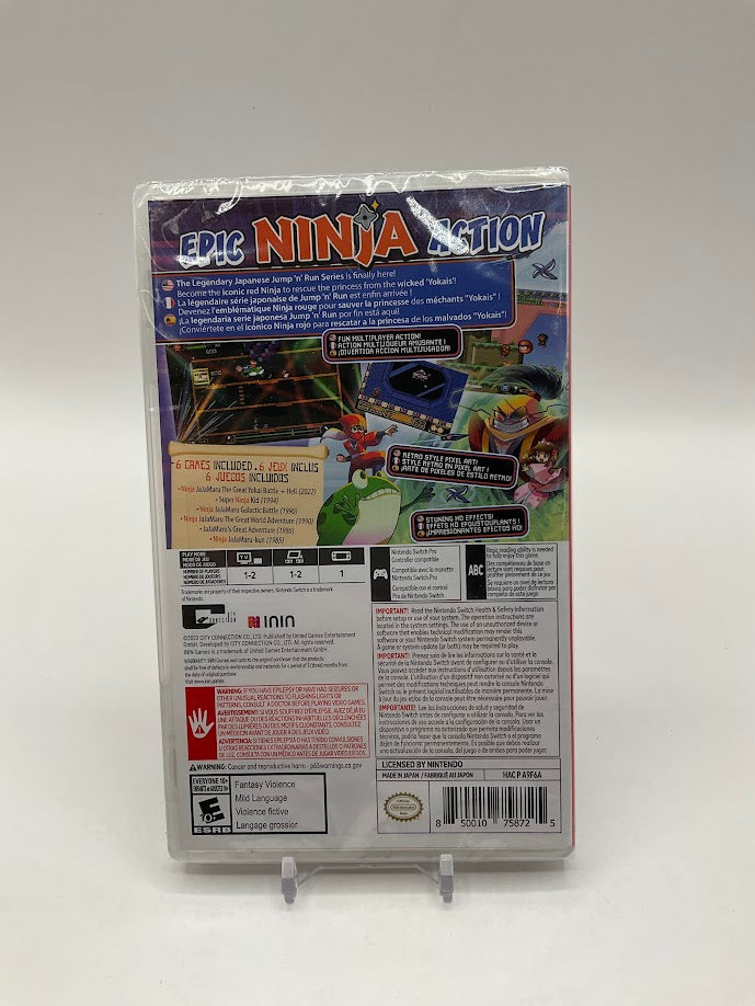 Ninja Jajamaru The Great Yokai Battle Hell Deluxe Edition Nintendo Switch Sealed