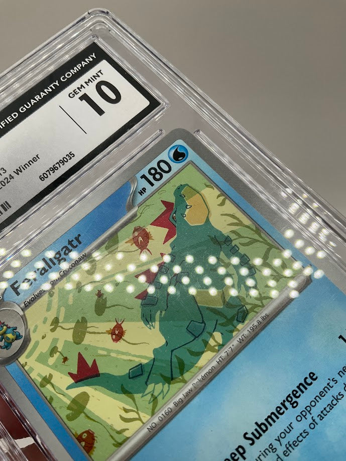 Feraligatr Pokemon Illustration Contest 2024 Winner Promo #213 CGC 10