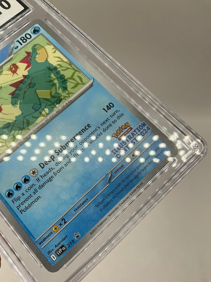 Feraligatr Pokemon Illustration Contest 2024 Winner Promo #213 CGC 10