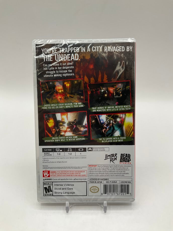 Outbreak Contagious Memories Nintendo Switch Sealed