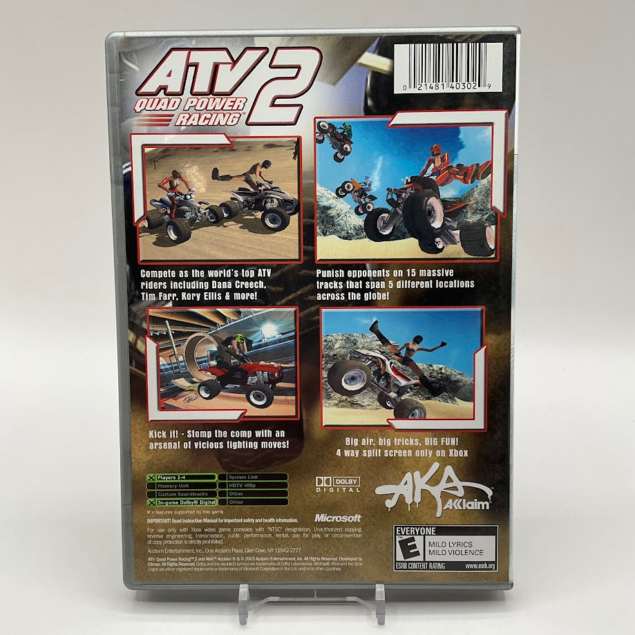 ATV Quad Power Racing 2 Xbox Used