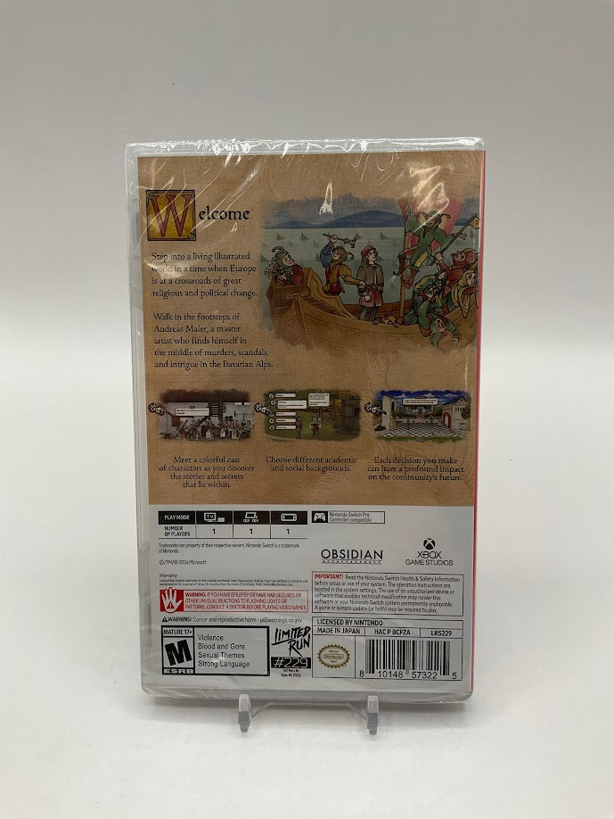 Pentiment Nintendo Switch Sealed