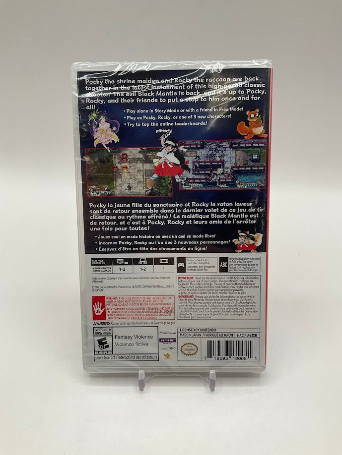 Pocky & Rocky Reshrined Nintendo Switch Sealed #1