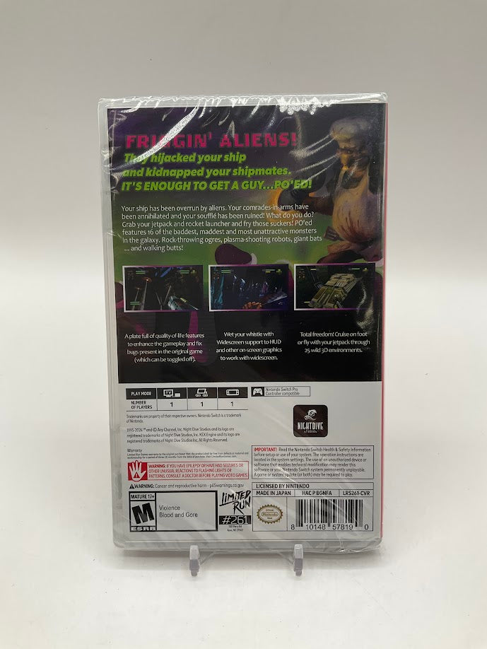 PO'Ed: Definitive Edition Nintendo Switch Sealed