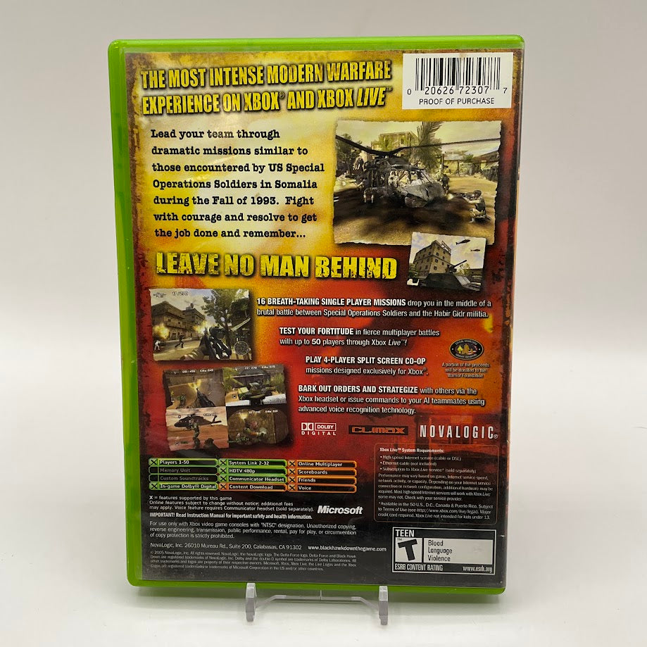 Delta Force Black Hawk Down Xbox Used