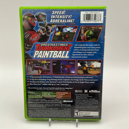 Greg Hastings Tournament Paintball Xbox Used