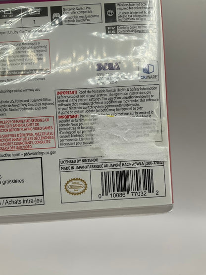 Samba de Amigo: Party Central Nintendo Switch Sealed