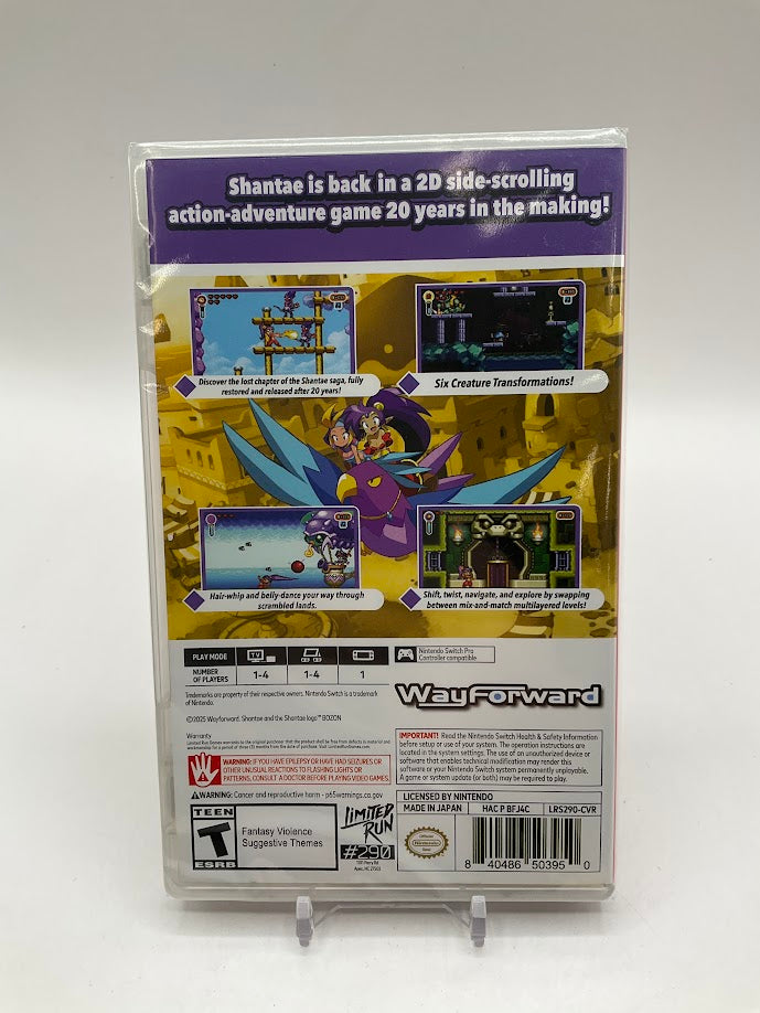 Shantae Advance: Risky Revolution Nintendo Switch Sealed