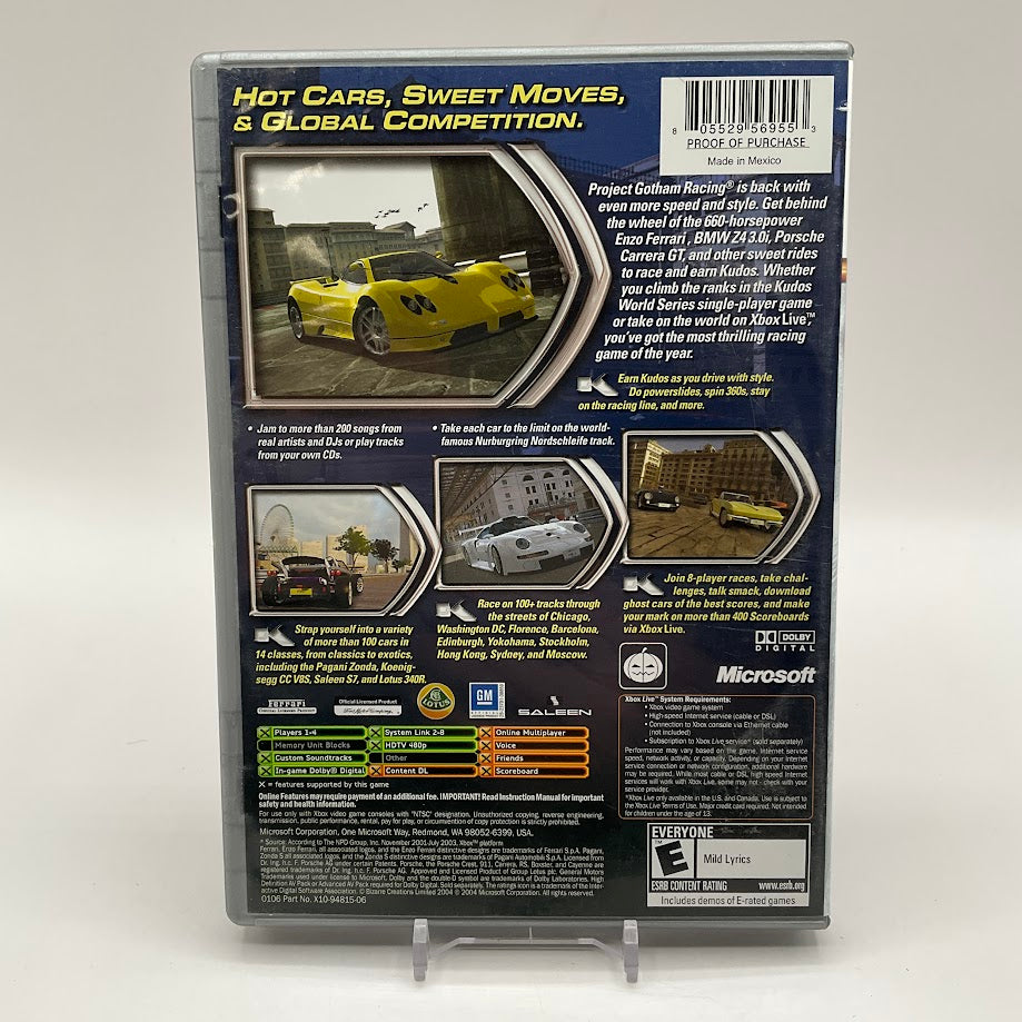 Project Gotham Racing 2 [Best of Platinum Hits] Xbox Used