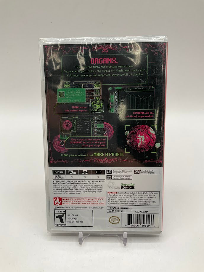 Space Warlord Organ Trading Simulator Nintendo Switch Sealed