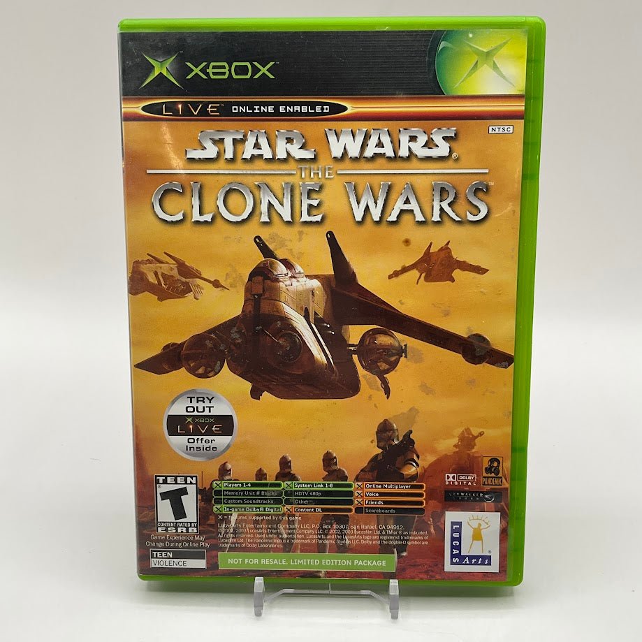 Star Wars Clone Wars Tetris Worlds Combo Pack Xbox Used #1