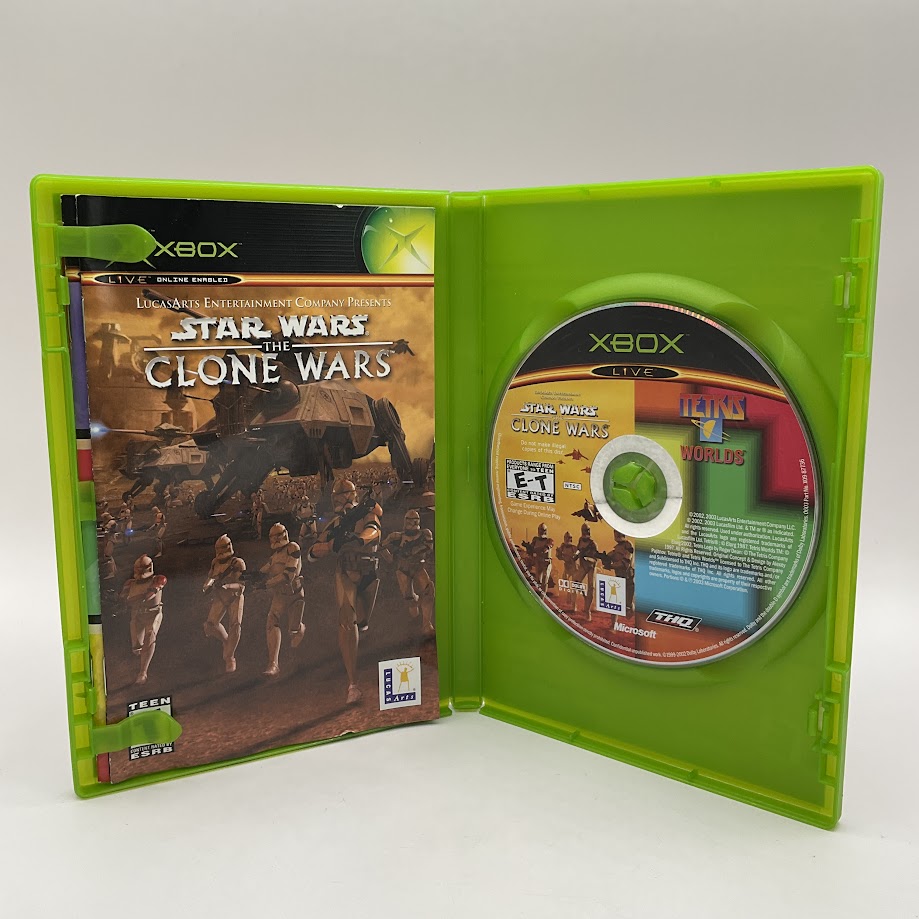 Star Wars Clone Wars Tetris Worlds Combo Pack Xbox Used #1