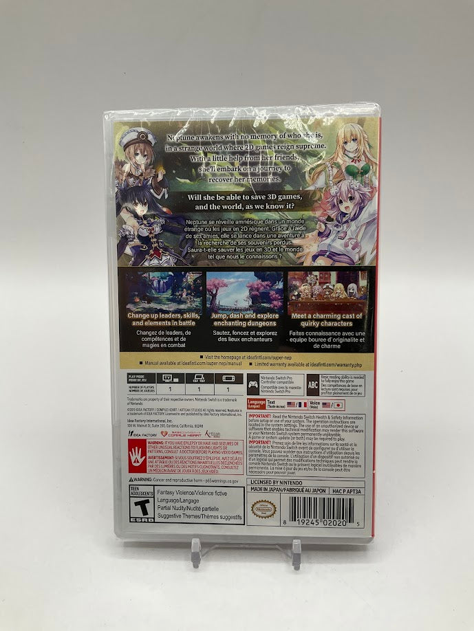 Super Neptunia RPG Nintendo Switch Sealed