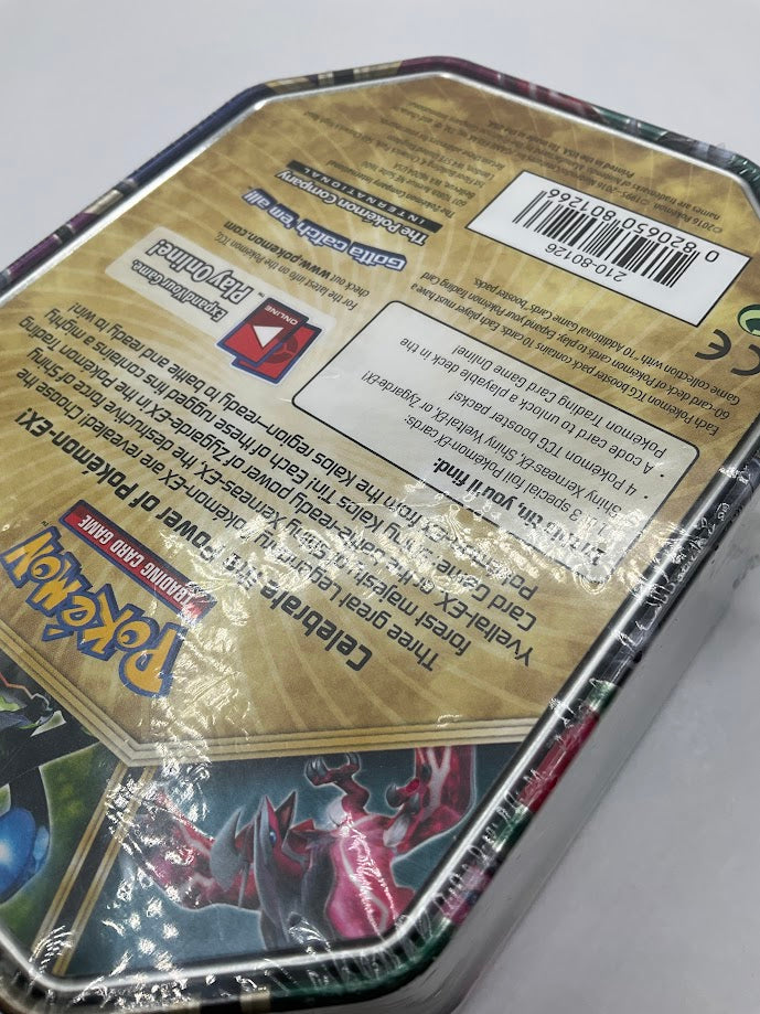 pokemon trading card game online codes for sale Pokemon: Shiny Kalos Tin [Xerneas EX]