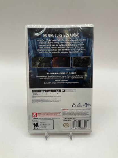 The Thing: Remastered Nintendo Switch Sealed
