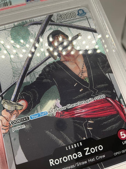 Roronoa Zoro One Piece Card Game Premium Card Collection 25th Edition #1 PSA 10