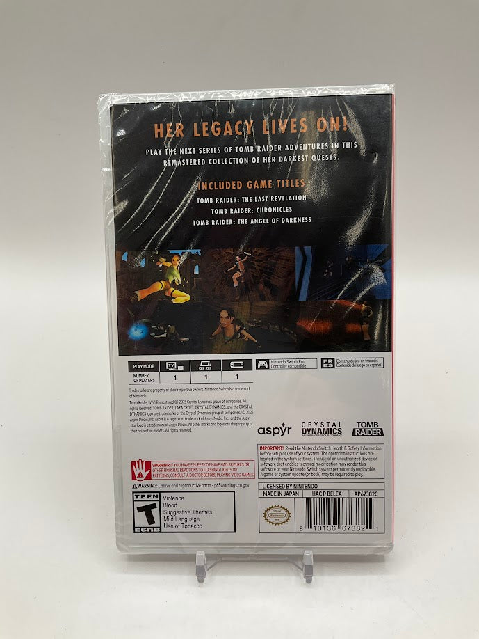 Tomb Raider IV-VI Remastered Nintendo Switch Sealed