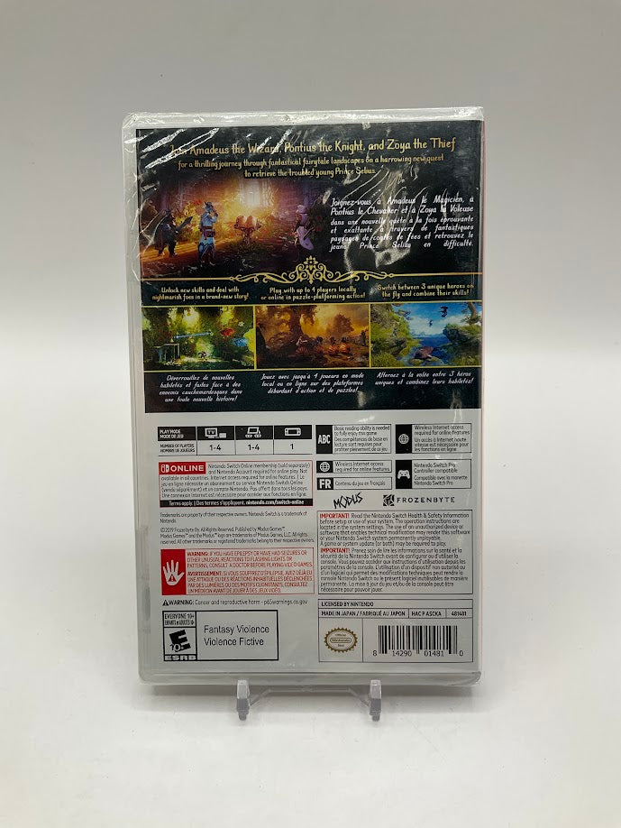 Trine 4: The Nightmare Prince Nintendo Switch Sealed