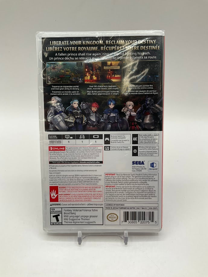 Unicorn Overlord Nintendo Switch Sealed
