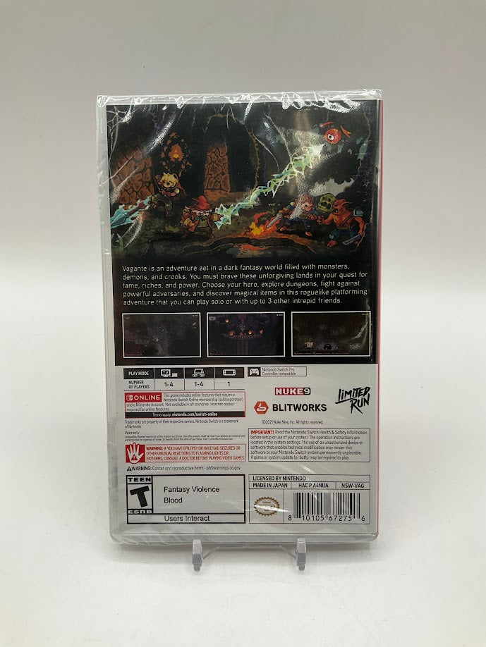 Vagante Nintendo Switch Sealed