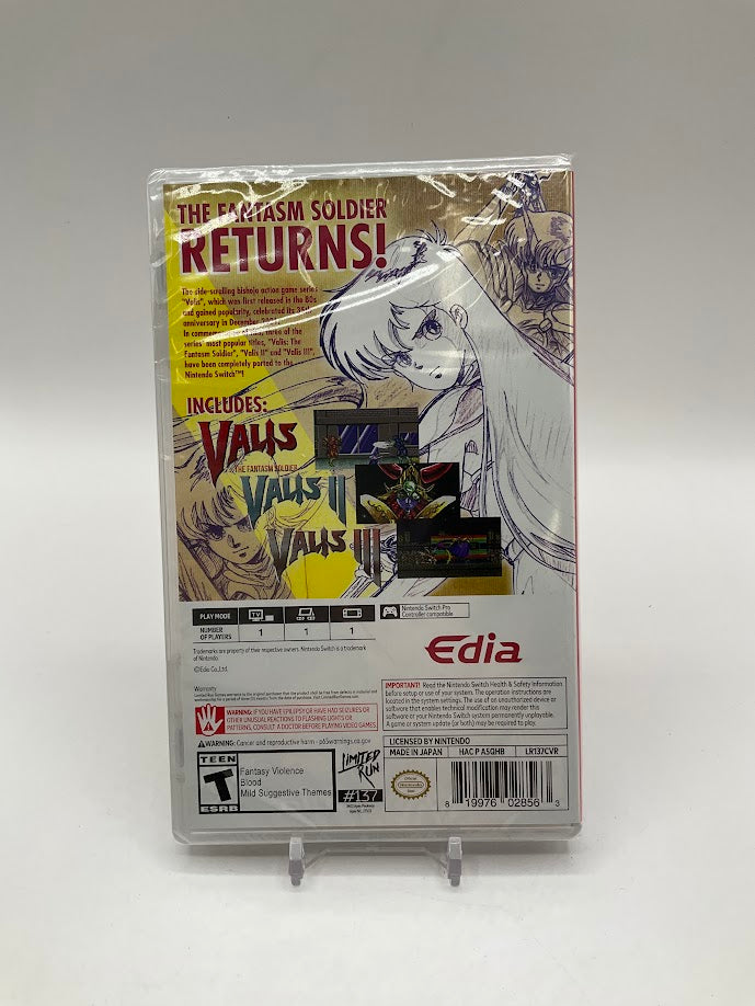 Valis: The Fantasm Soldier Collection Nintendo Switch Sealed