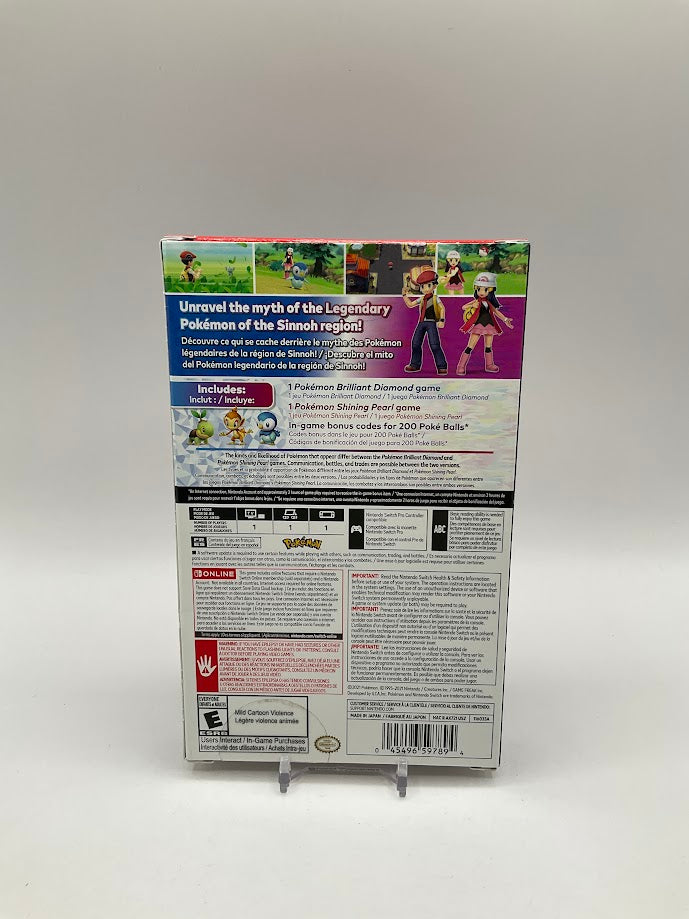 Pokemon Brilliant Diamond & Shining Pearl Double Pack Nintendo Switch Sealed