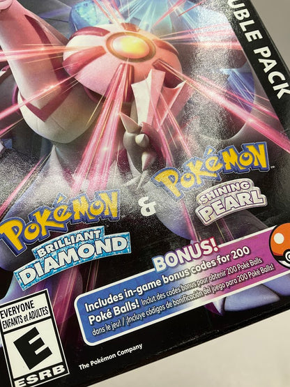 Pokemon Brilliant Diamond & Shining Pearl Double Pack Nintendo Switch Sealed