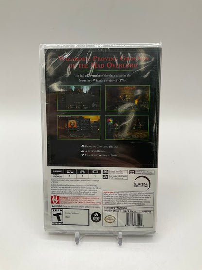 Wizardry: Proving Grounds Of The Mad Overlord Nintendo Switch Sealed