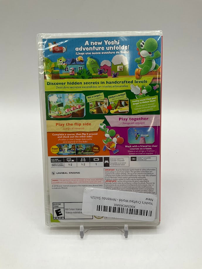 Yoshi's Crafted World Nintendo Switch Sealed