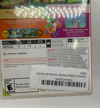 Yoshi's Crafted World Nintendo Switch Sealed