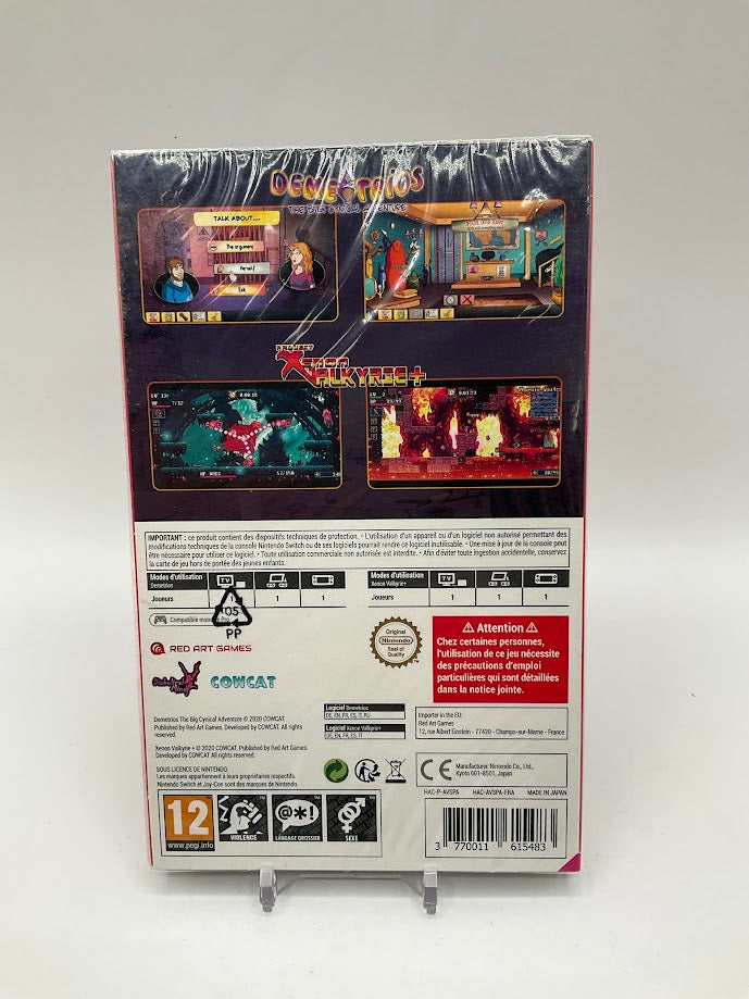 Demetrios The Big Cynical Adventure & Xenon Valkyrie PAL Nintendo Switch Sealed