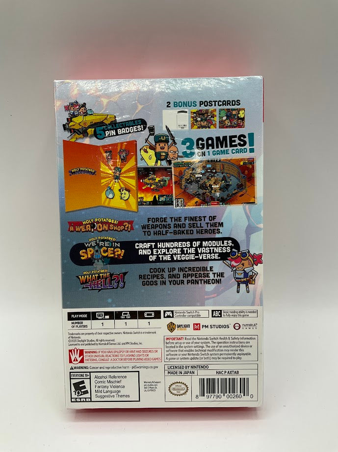 Holy Potatoes Compendium [Badge Edition] Nintendo Switch Sealed